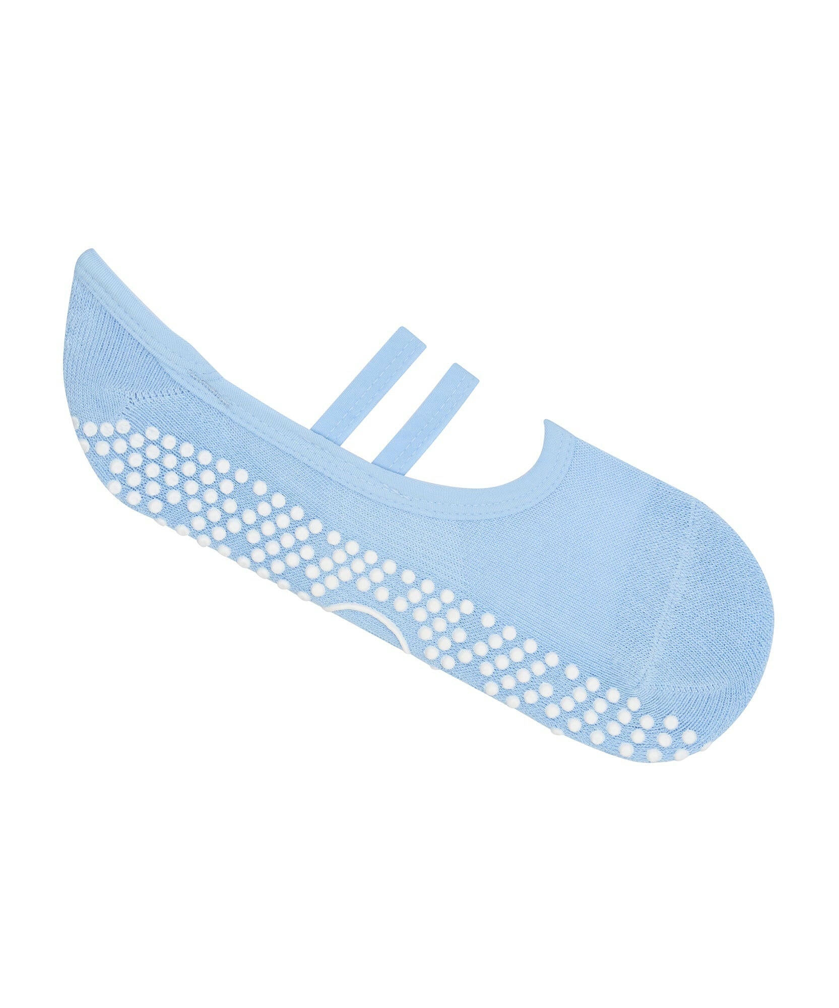 Ballet Non Slip Grip Socks - Powder Blue.