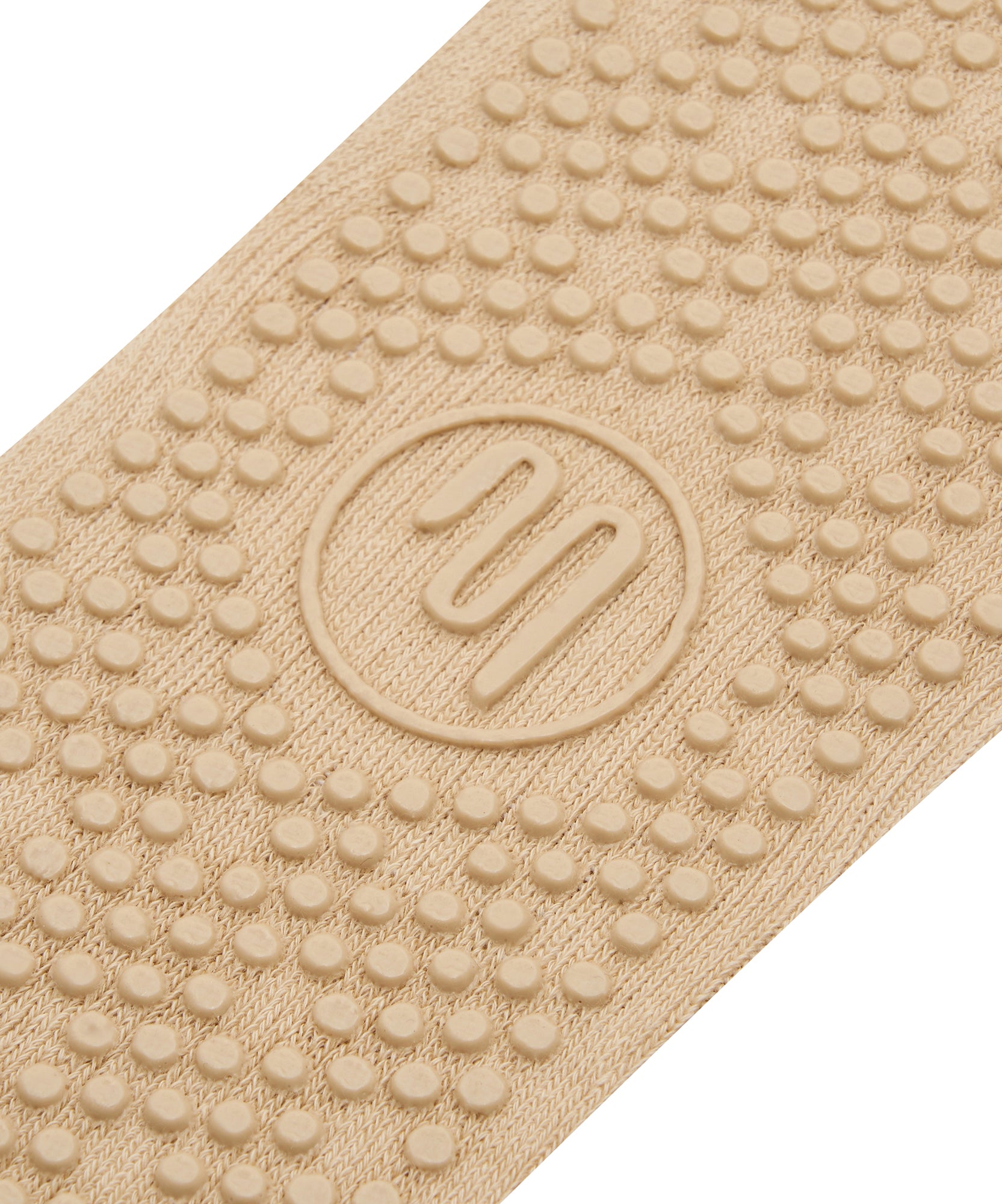 Classic Low Rise Grip Socks - Almond.