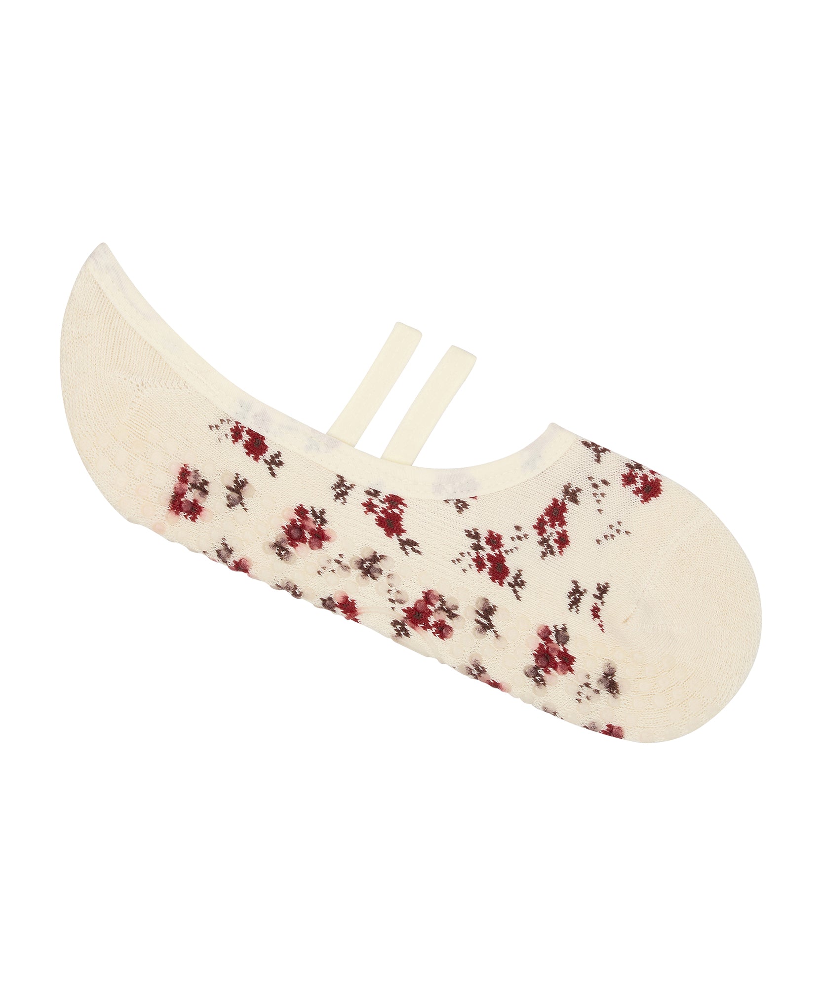 Ballet Non Slip Grip Socks - Ditsy Floral.