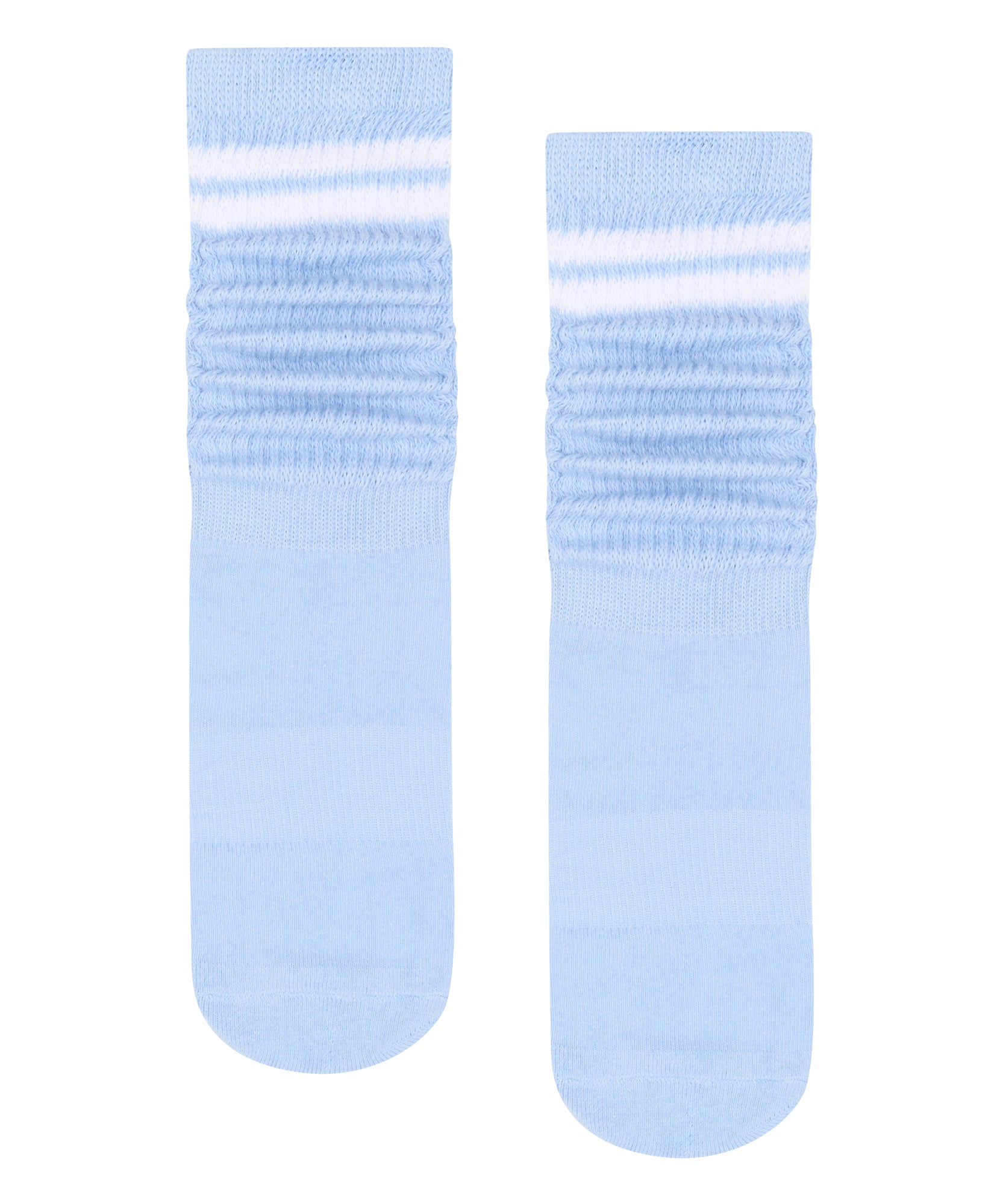 Pilates Project x Cheerleader Scrunch Non Slip Grip Socks - Baby Blue