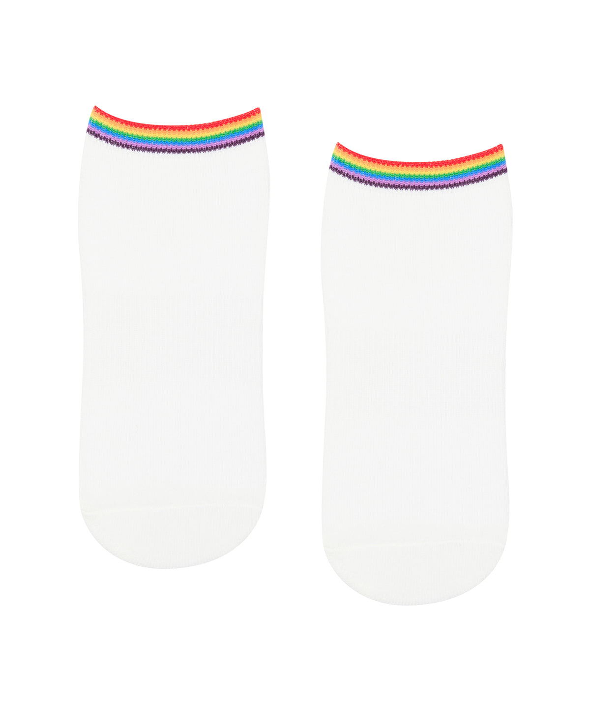 Low Rise Grip Socks | Rainbow Ivory | MoveActive