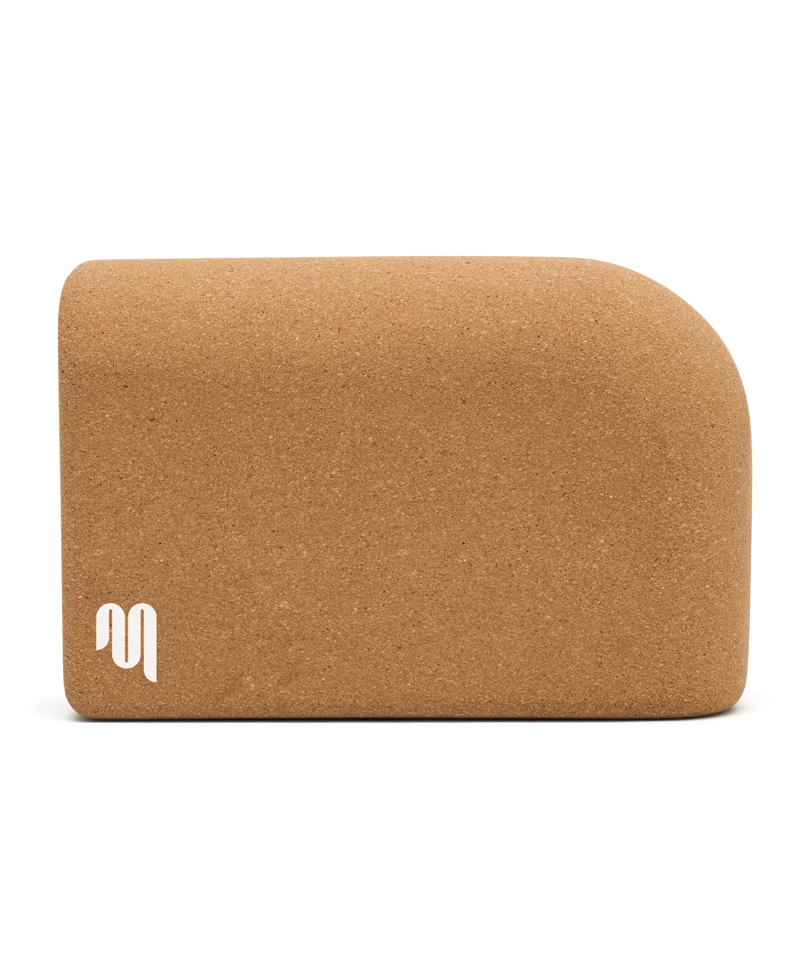 Curved Yoga Block - Cork