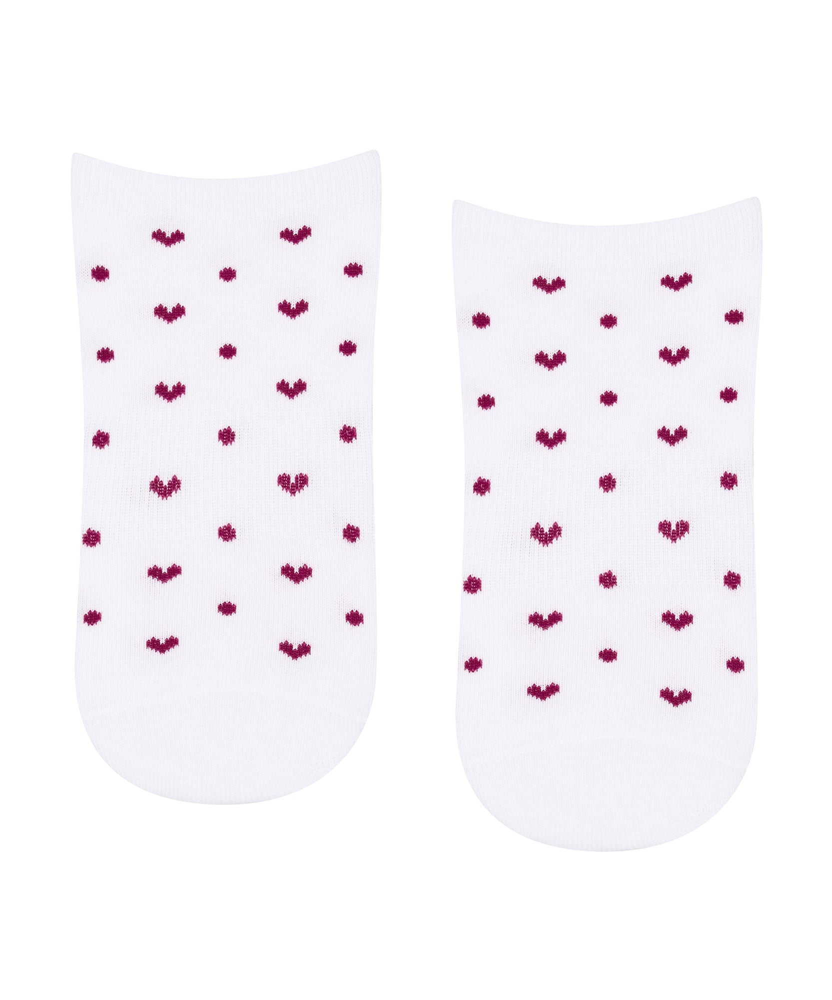Classic Low Rise Grip Socks - Speckled White