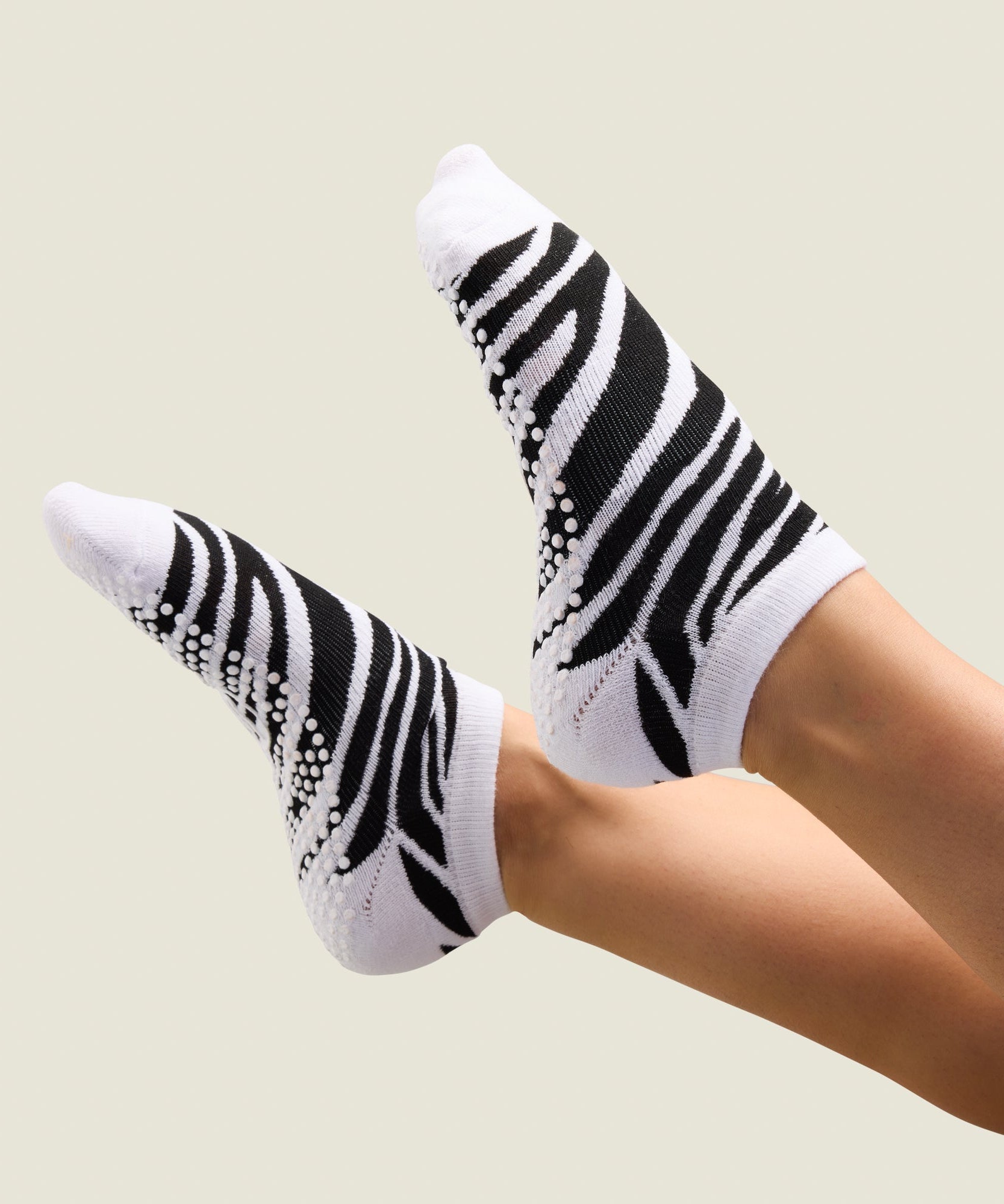 Classic Low Rise Grip Socks - Savanna Stripes