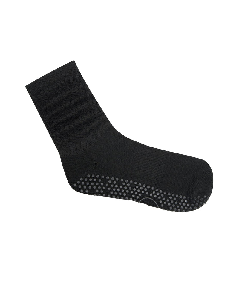 Scrunch Non Slip Grip Socks - Charcoal