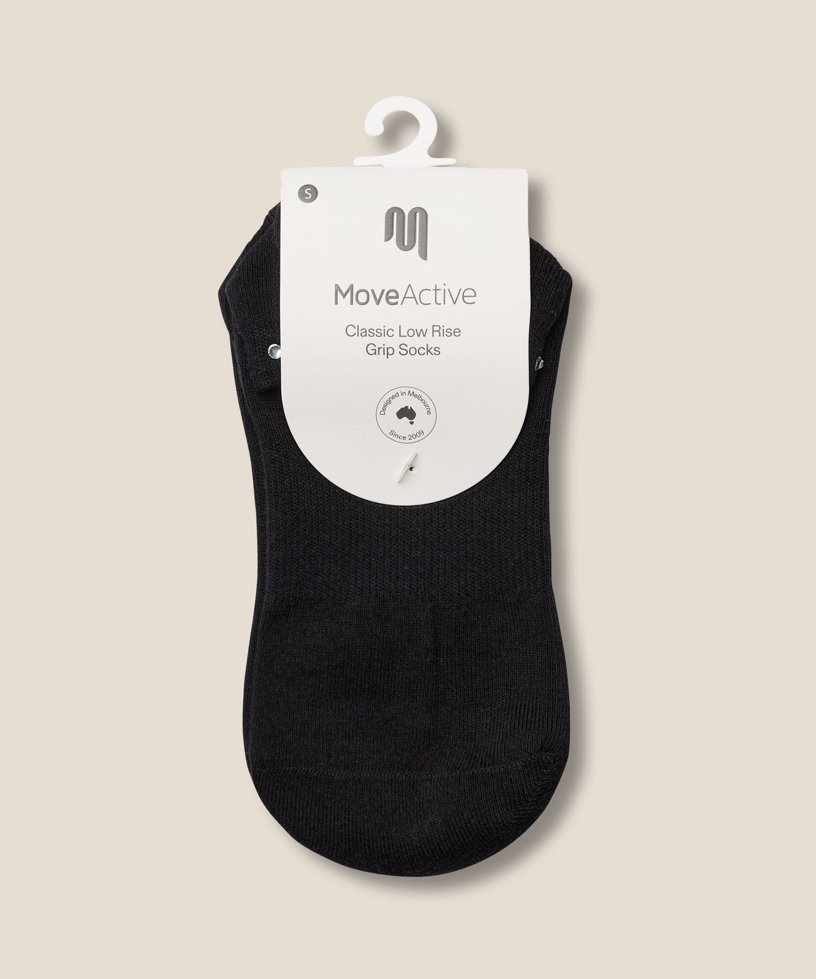 Low Rise Grip Socks - Gem Black