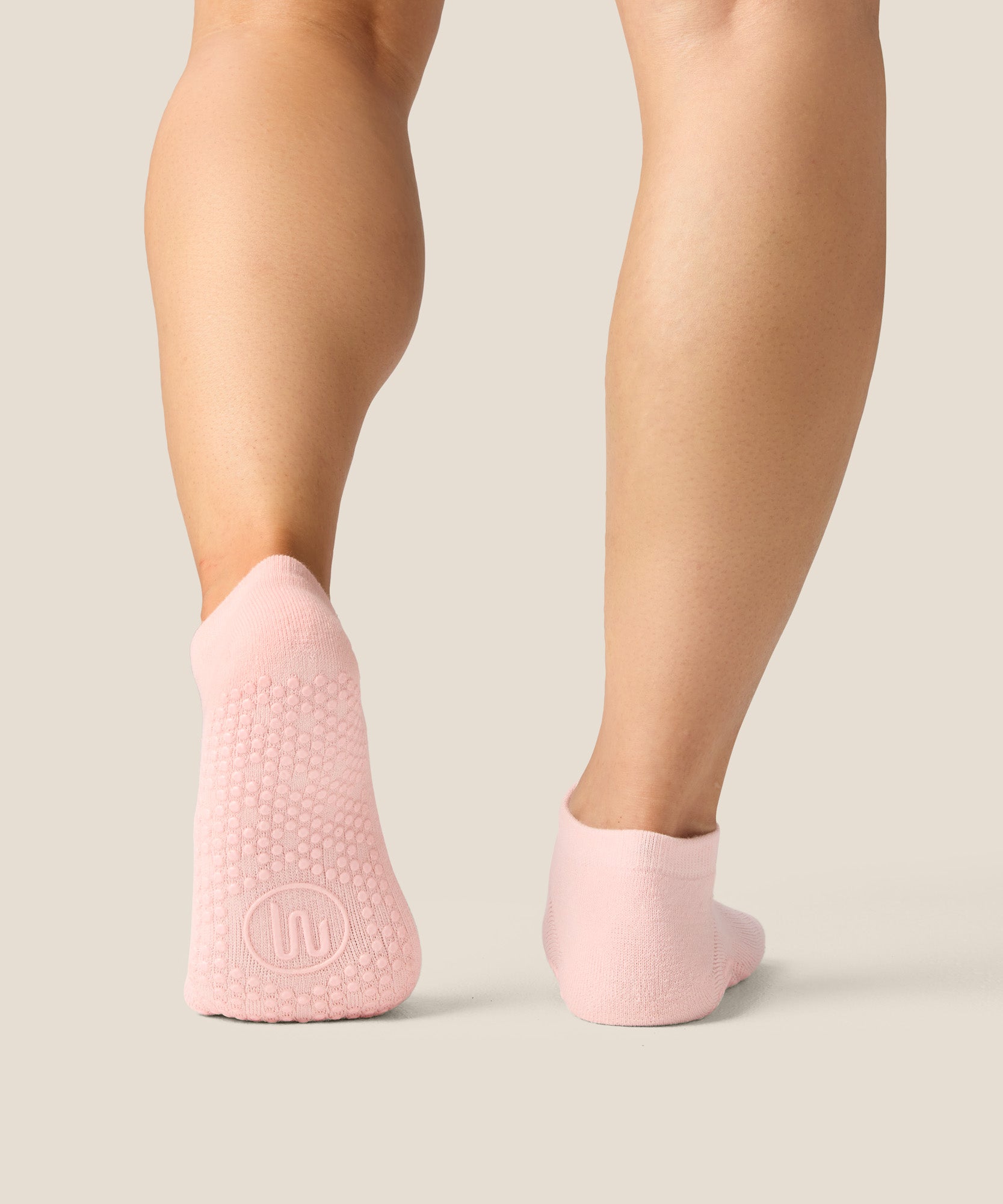 Low Rise Grip Socks - Sweet Pink