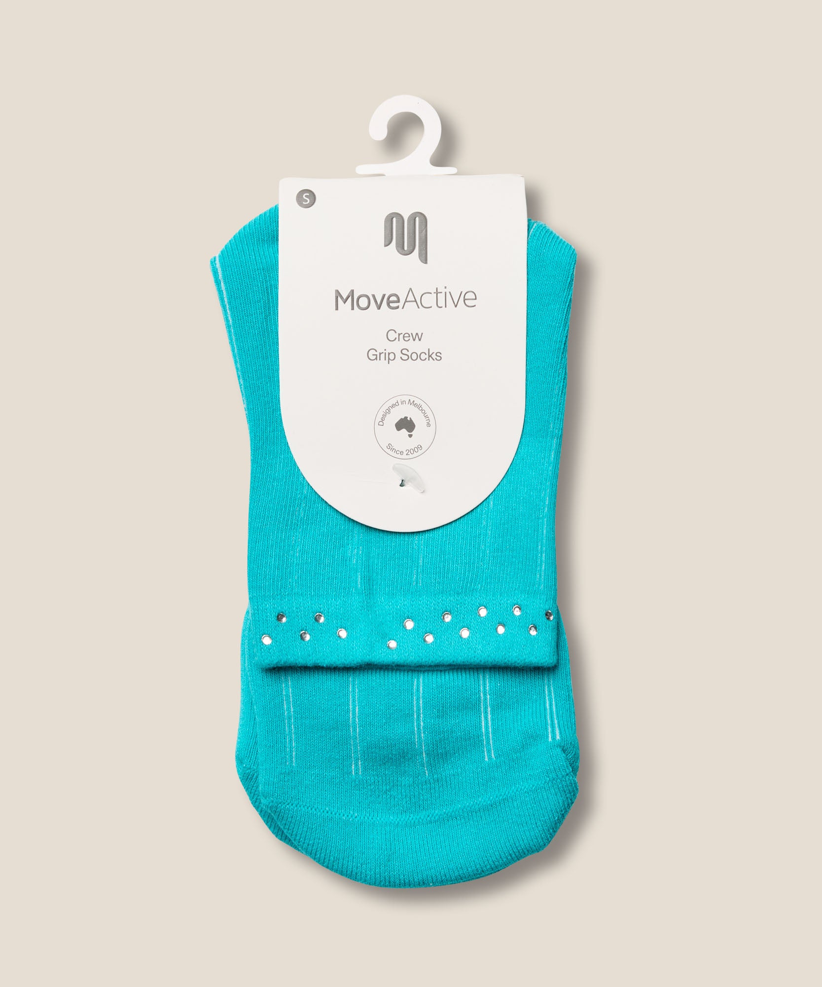 Crew Grip Socks - Gem Aqua