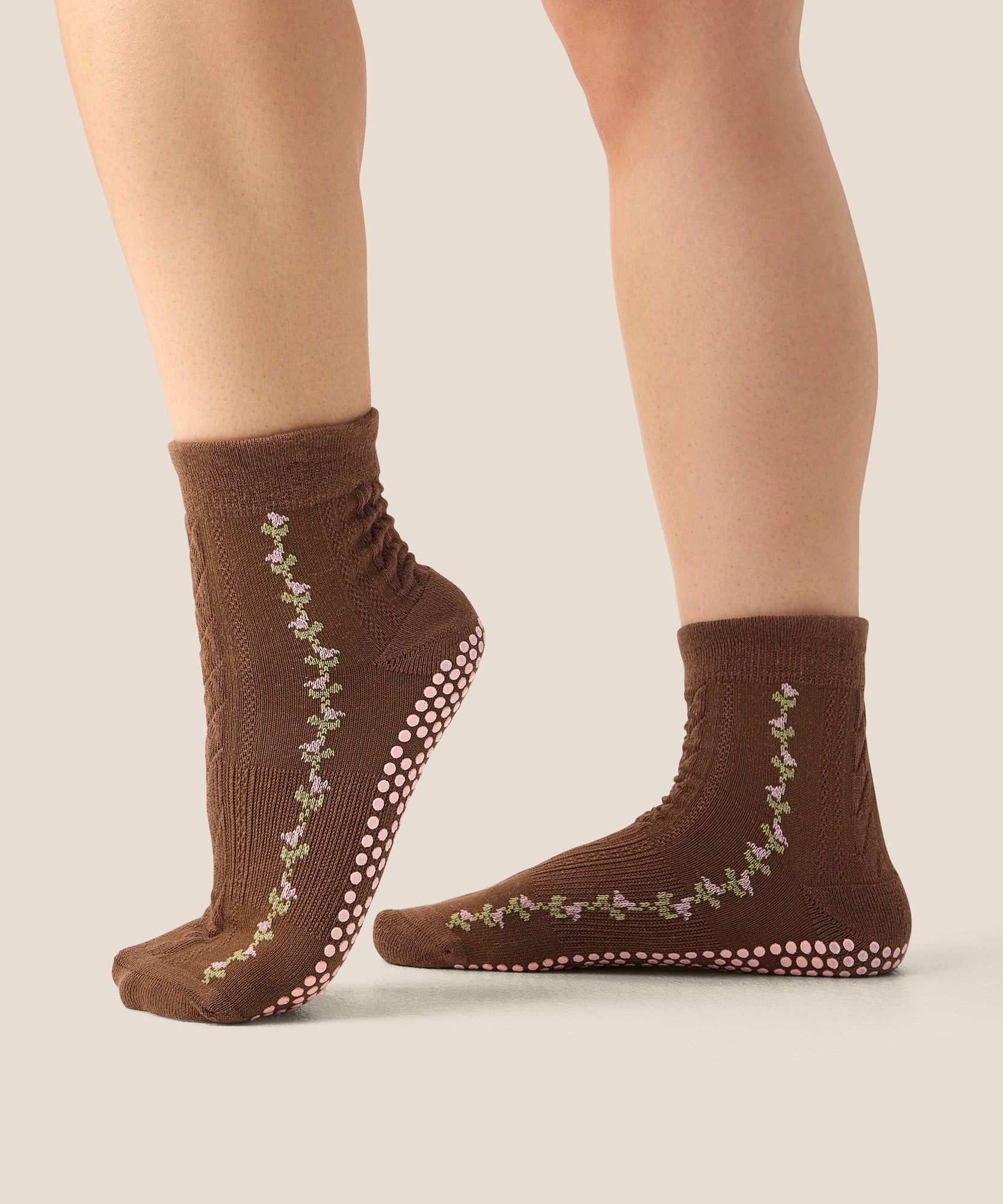 Crew Grip Socks - Vine Bark