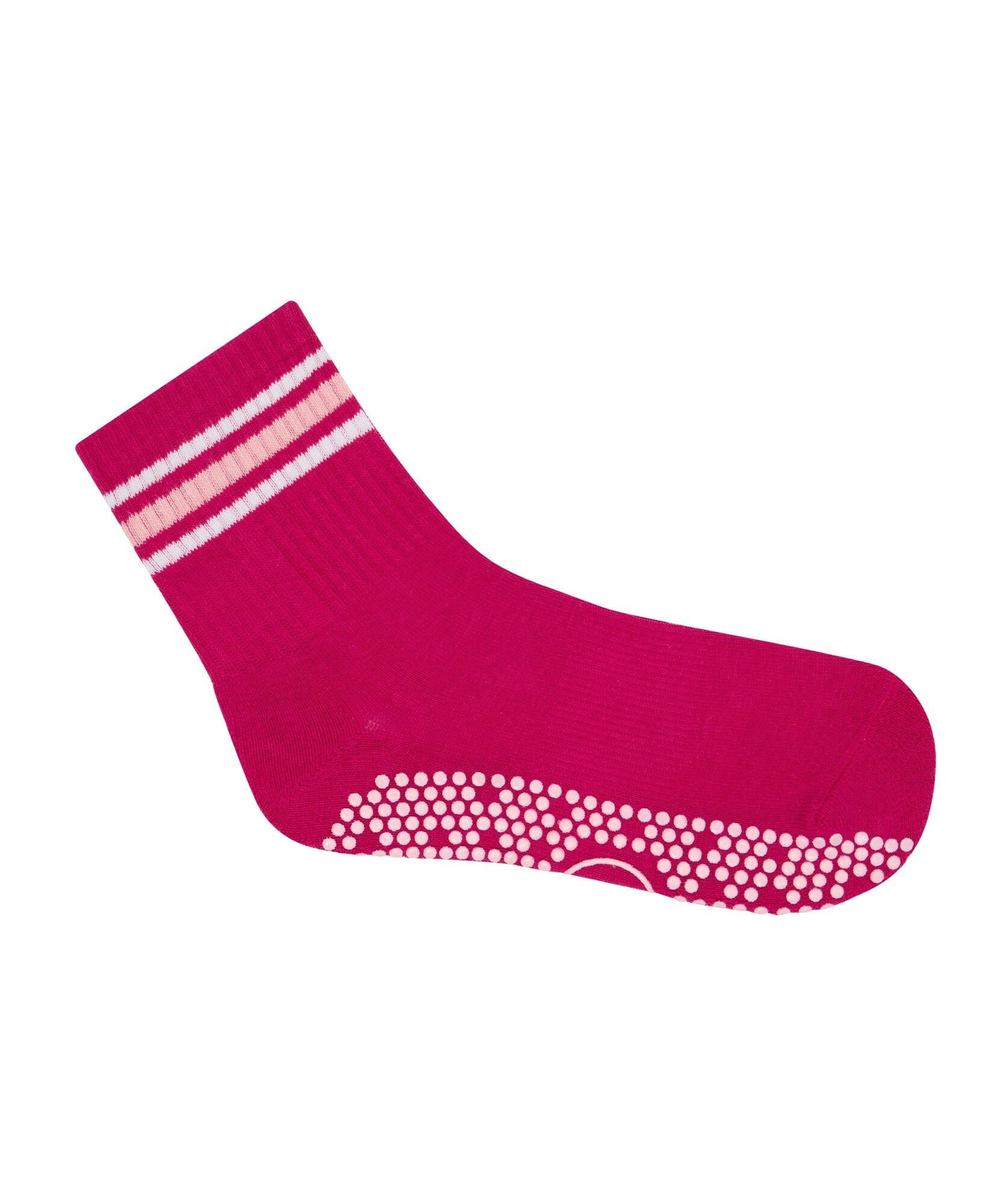 Crew Non Slip Grip Socks - Dahlia Stripes