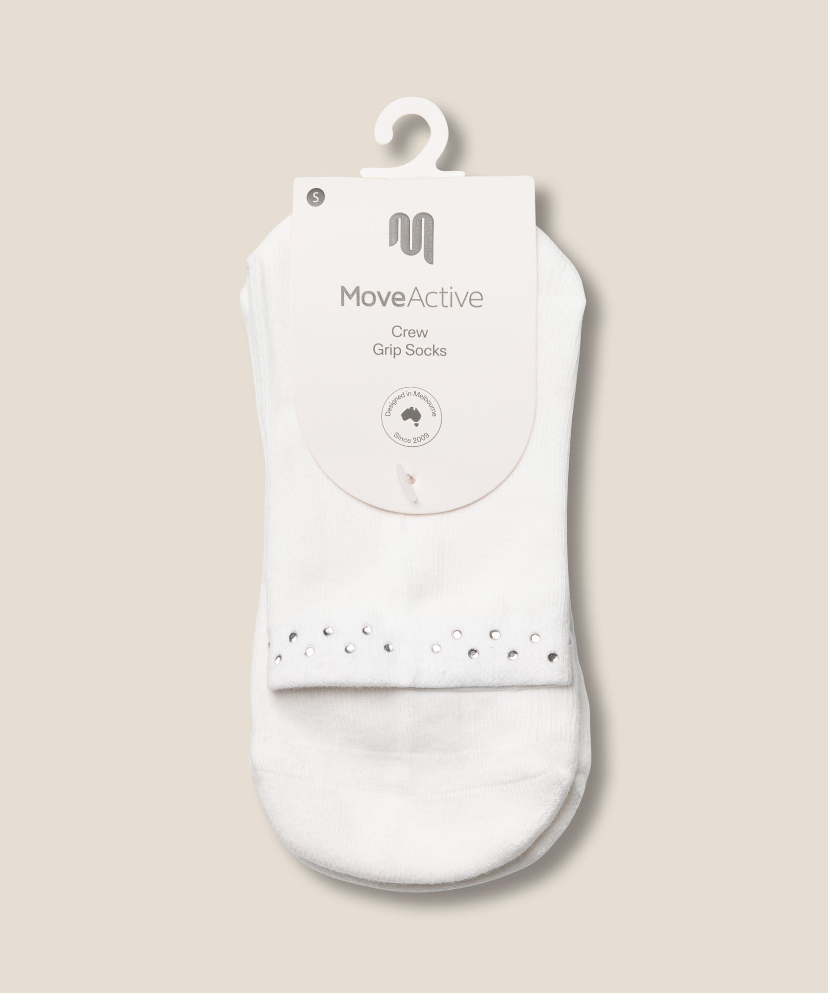 Crew Grip Socks - Gem Ivory