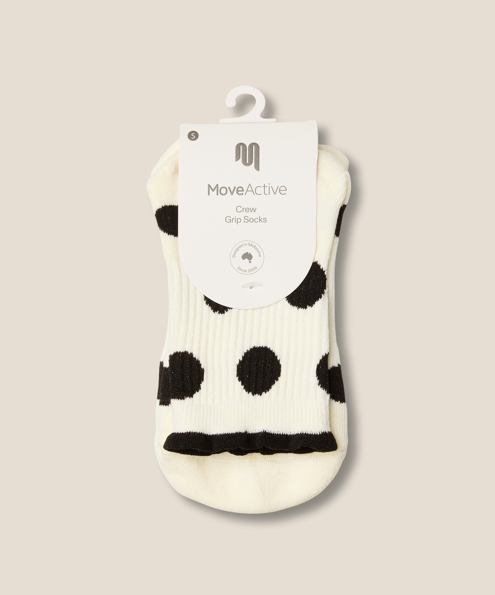 Crew Grip Socks - Polka Dot Monochrome