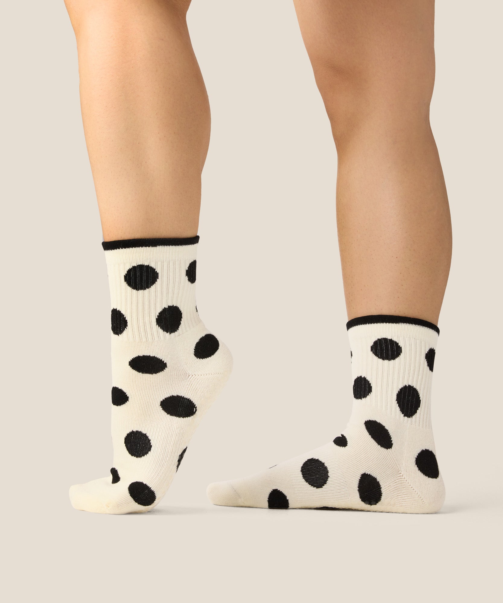 Crew Grip Socks - Polka Dot Monochrome
