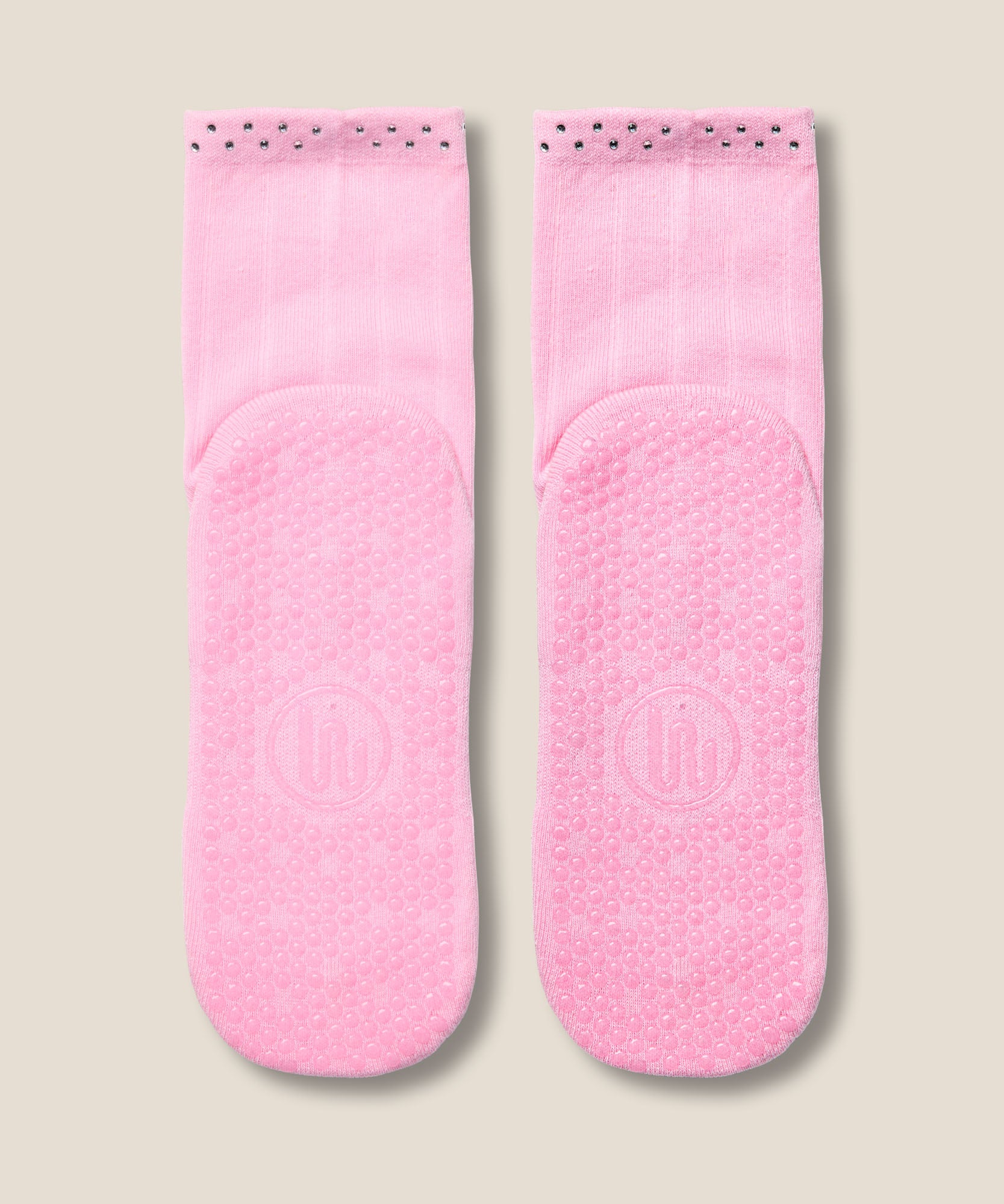 Crew Grip Socks - Gem Pink