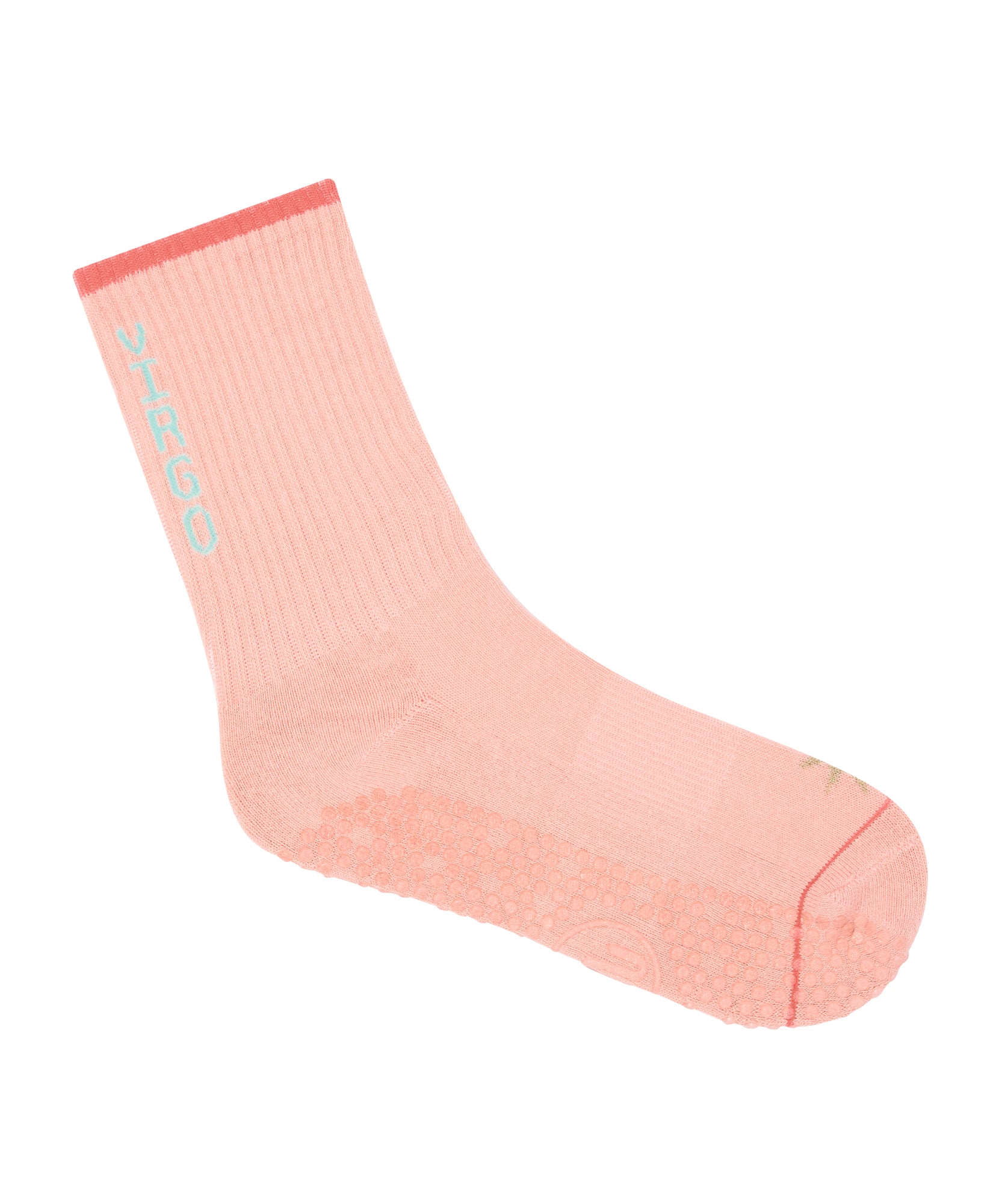 Crew Non Slip Grip Socks - Virgo.