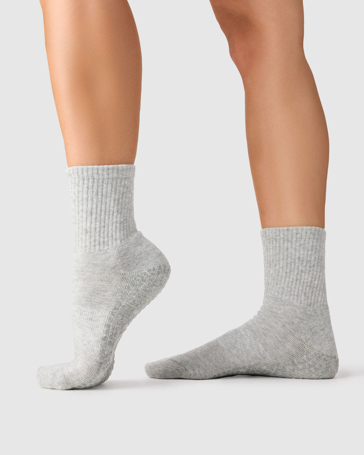 Crew Grip Sock - Grey Marle