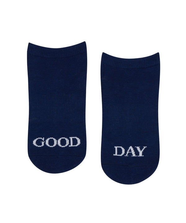 Classic Low Rise Grip Socks - Good Day Navy