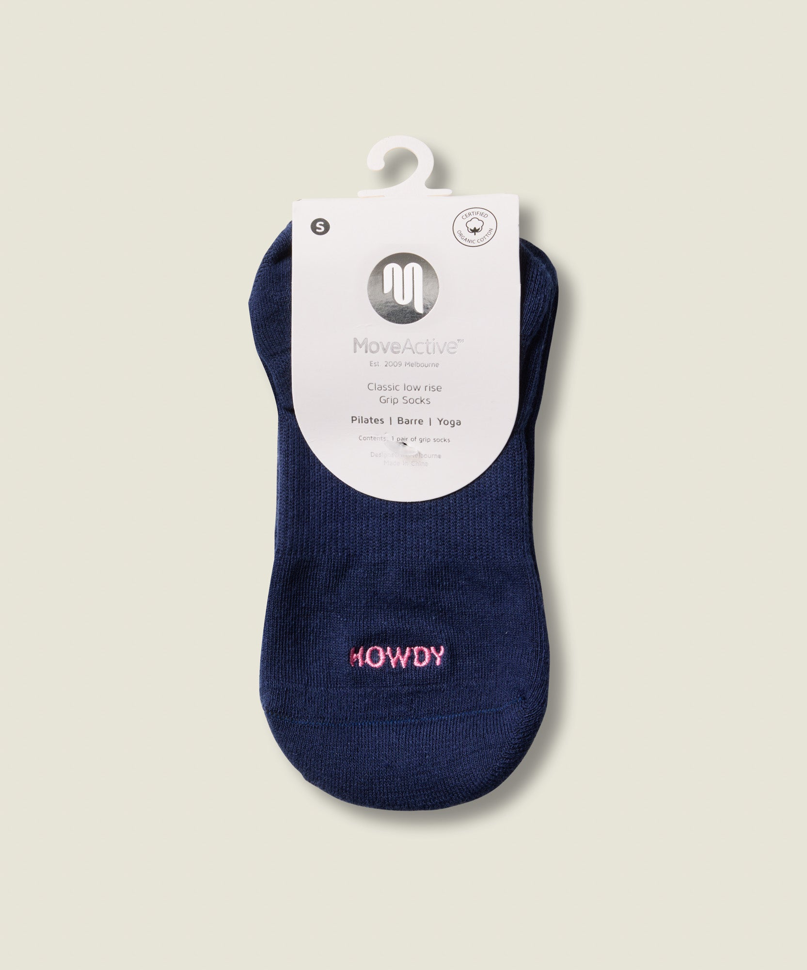 Classic Low Rise Grip Socks - Howdy Partner Ink