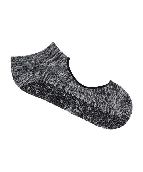 Slide On Non Slip Grip Socks - Monochrome Marle