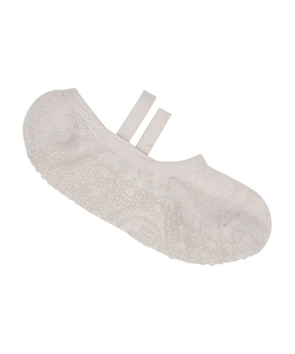 Ballet Non Slip Grip Socks with Shell Sparkle design for dancers