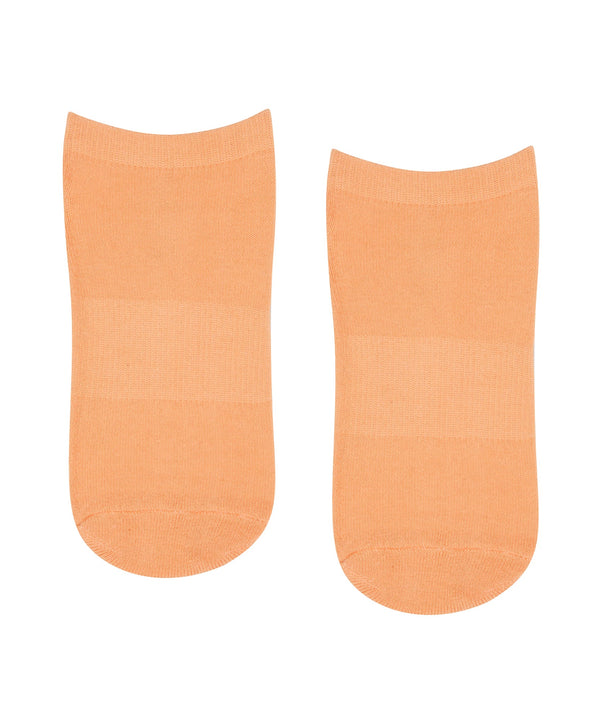 Classic Low Rise Grip Socks - Peach