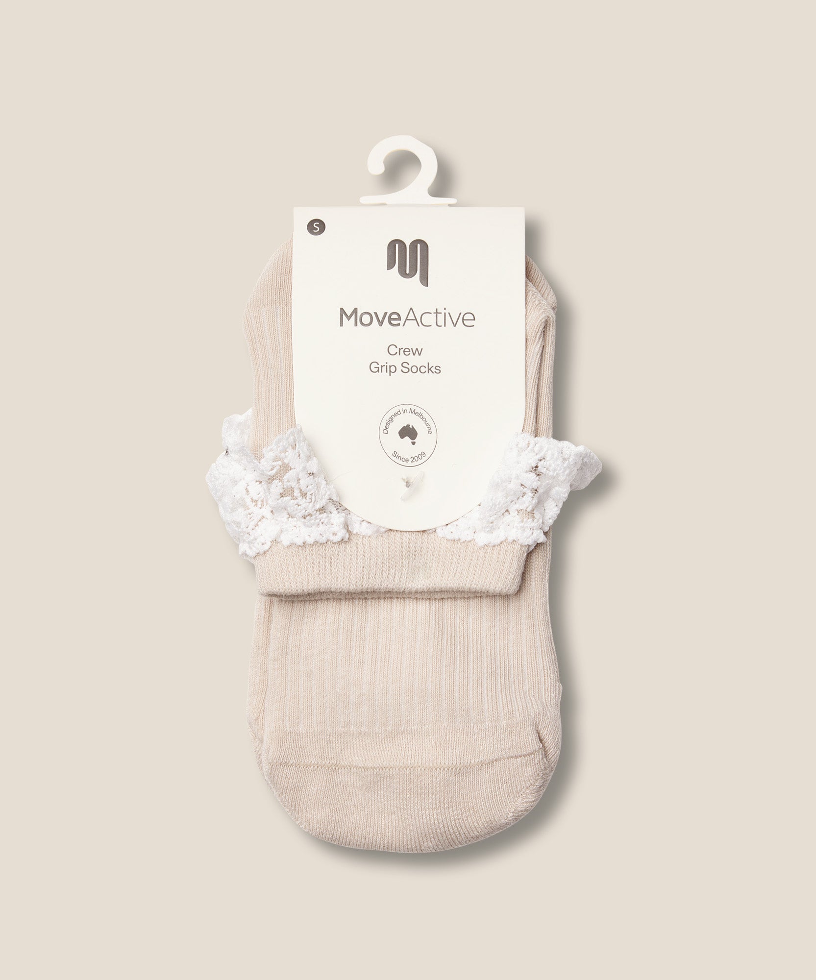 Quarter Crew Grip Socks - Lovers Lace
