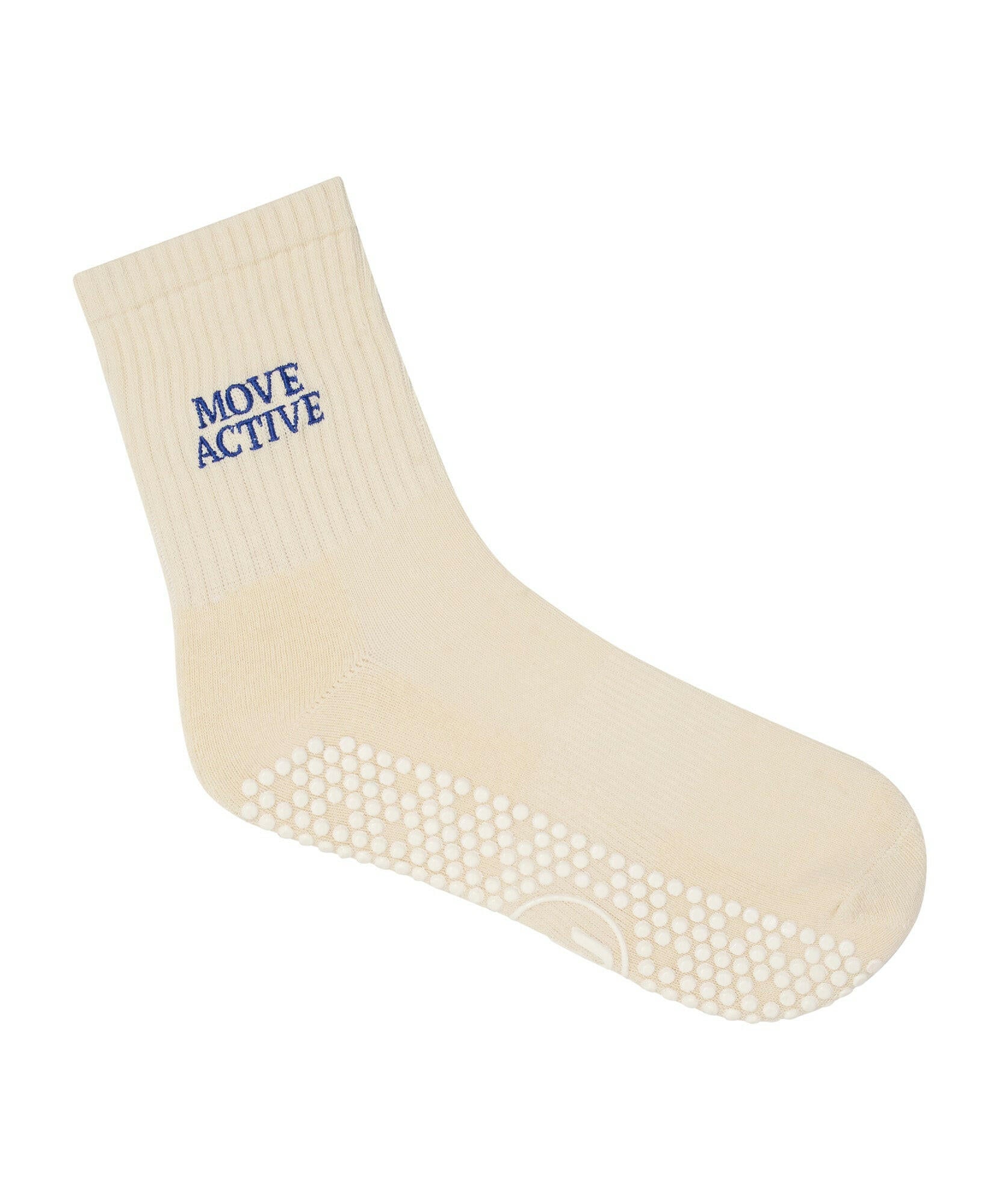 Crew Non Slip Grip Socks - Signature Vanilla.