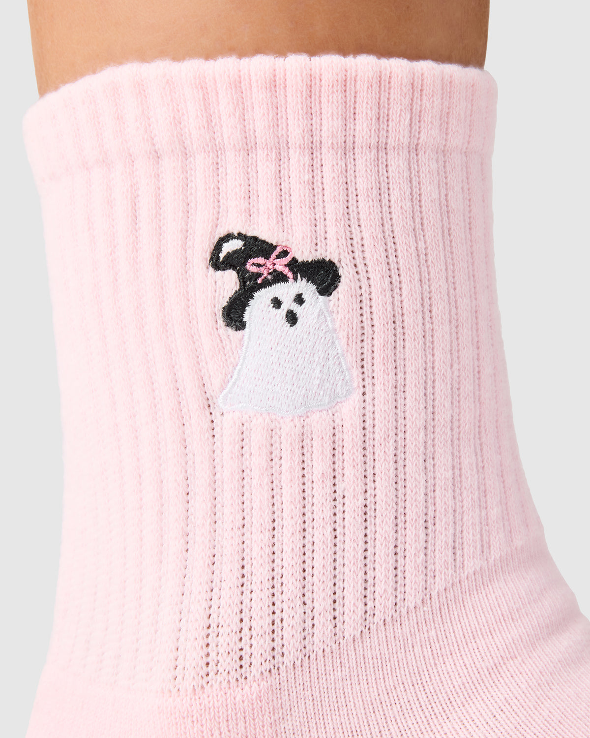 Crew Grip Socks - Sweet Ghost Pink