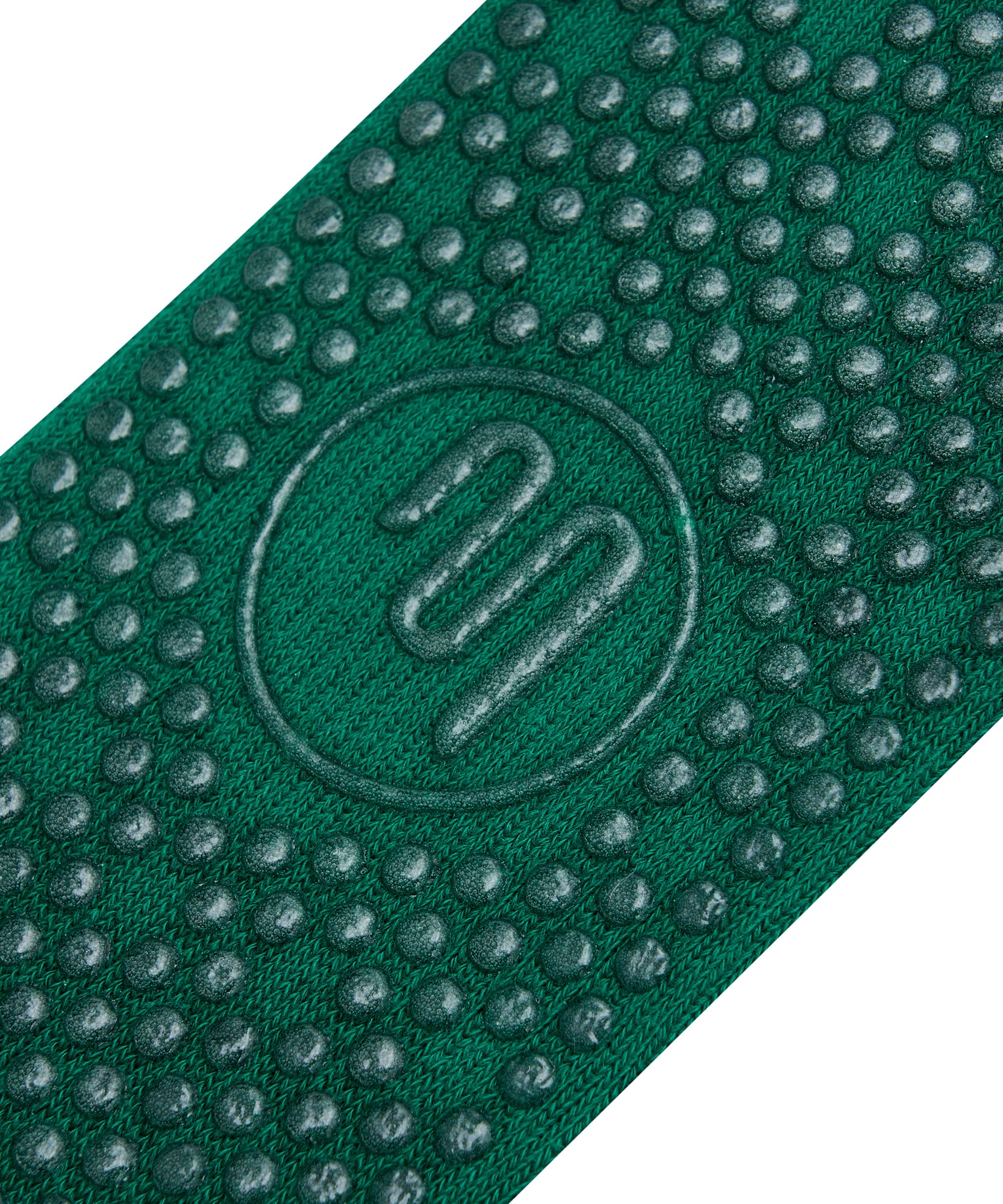 Crew Non Slip Grip Socks - Pilates Club Emerald