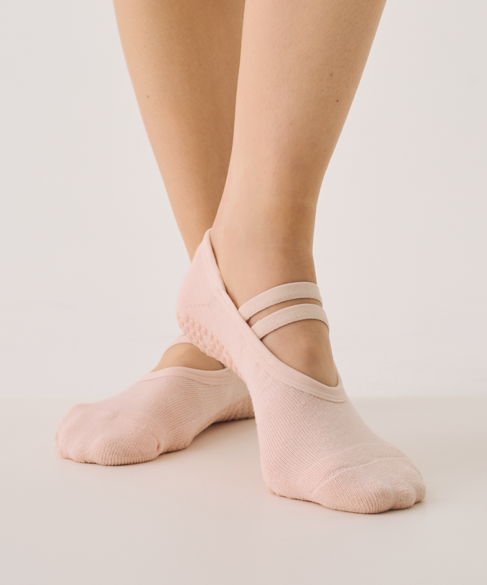 Ballet Non Slip Grip Socks Soft Pink