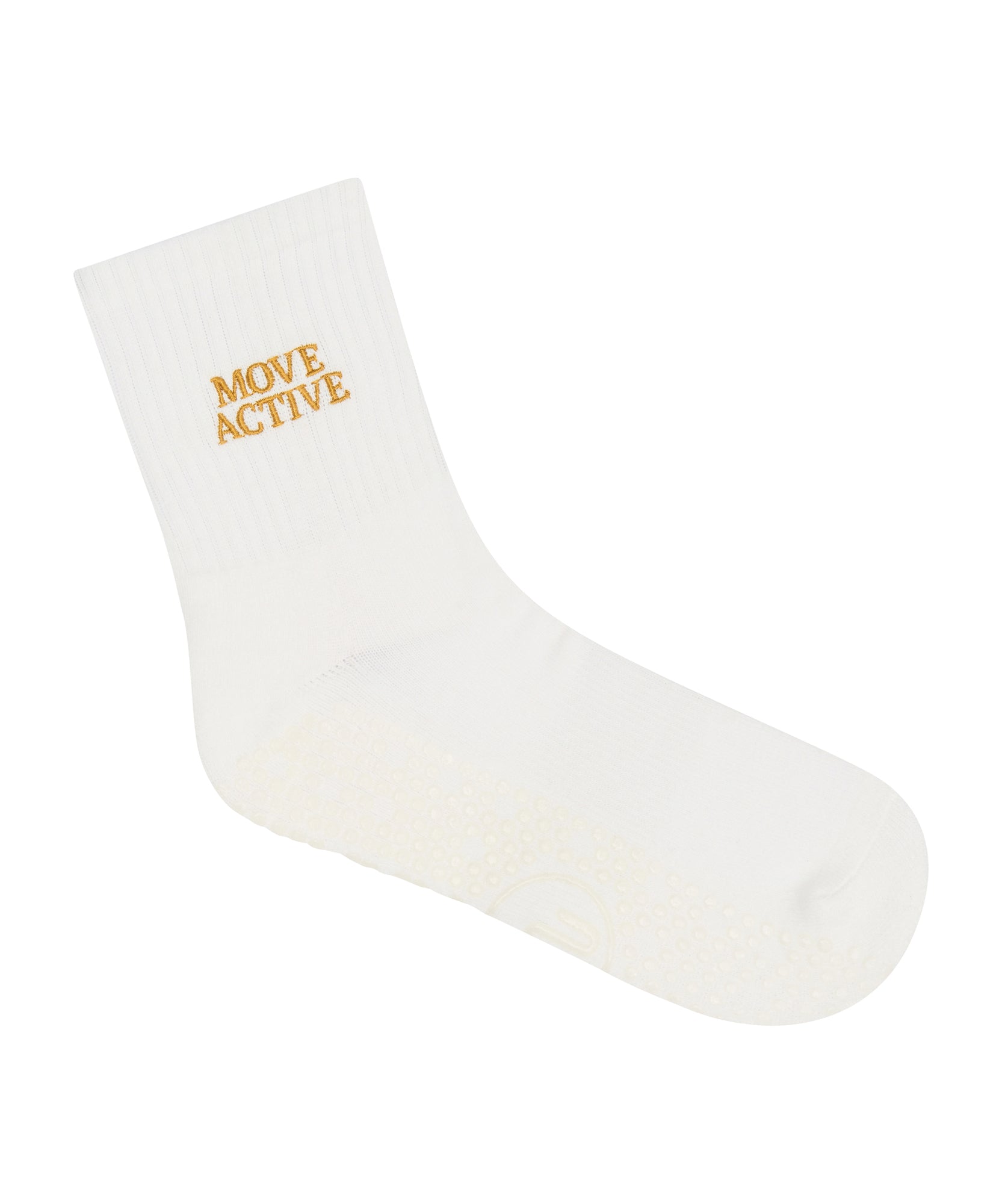 Crew Non Slip Grip Socks - Signature Ivory