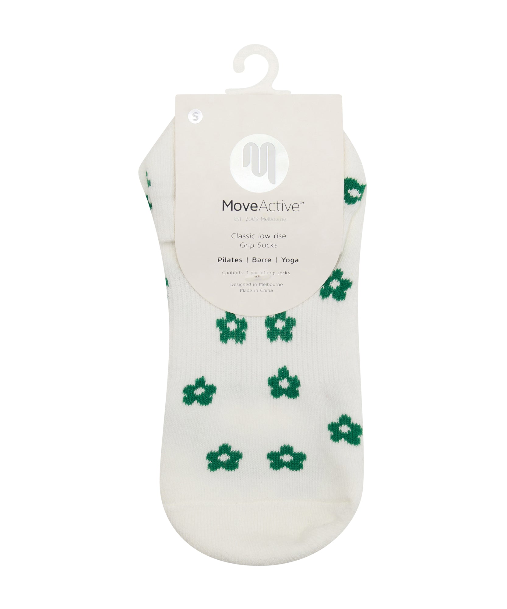 Classic Low Rise Grip Socks - Petite Bloom